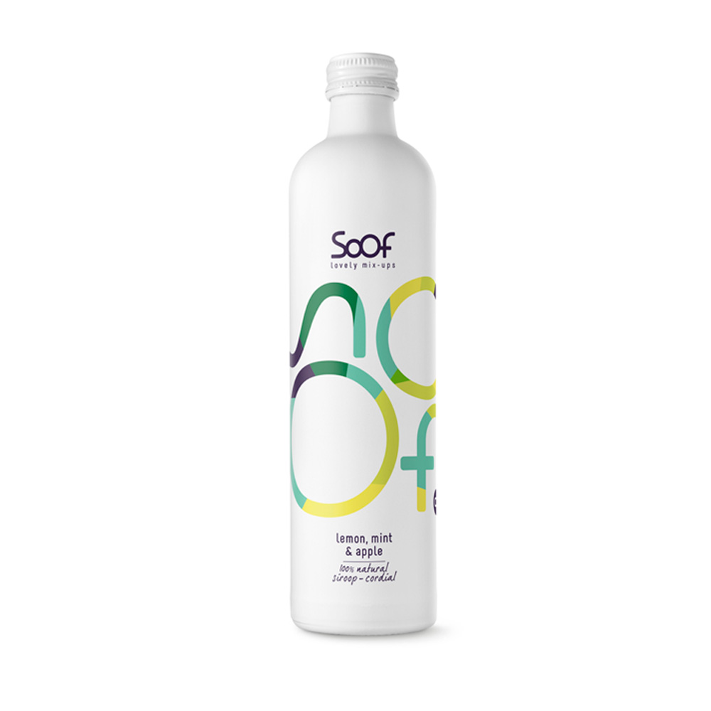 Soof Limonadesiroop | Citroen, munt, appel | per 6 flessen