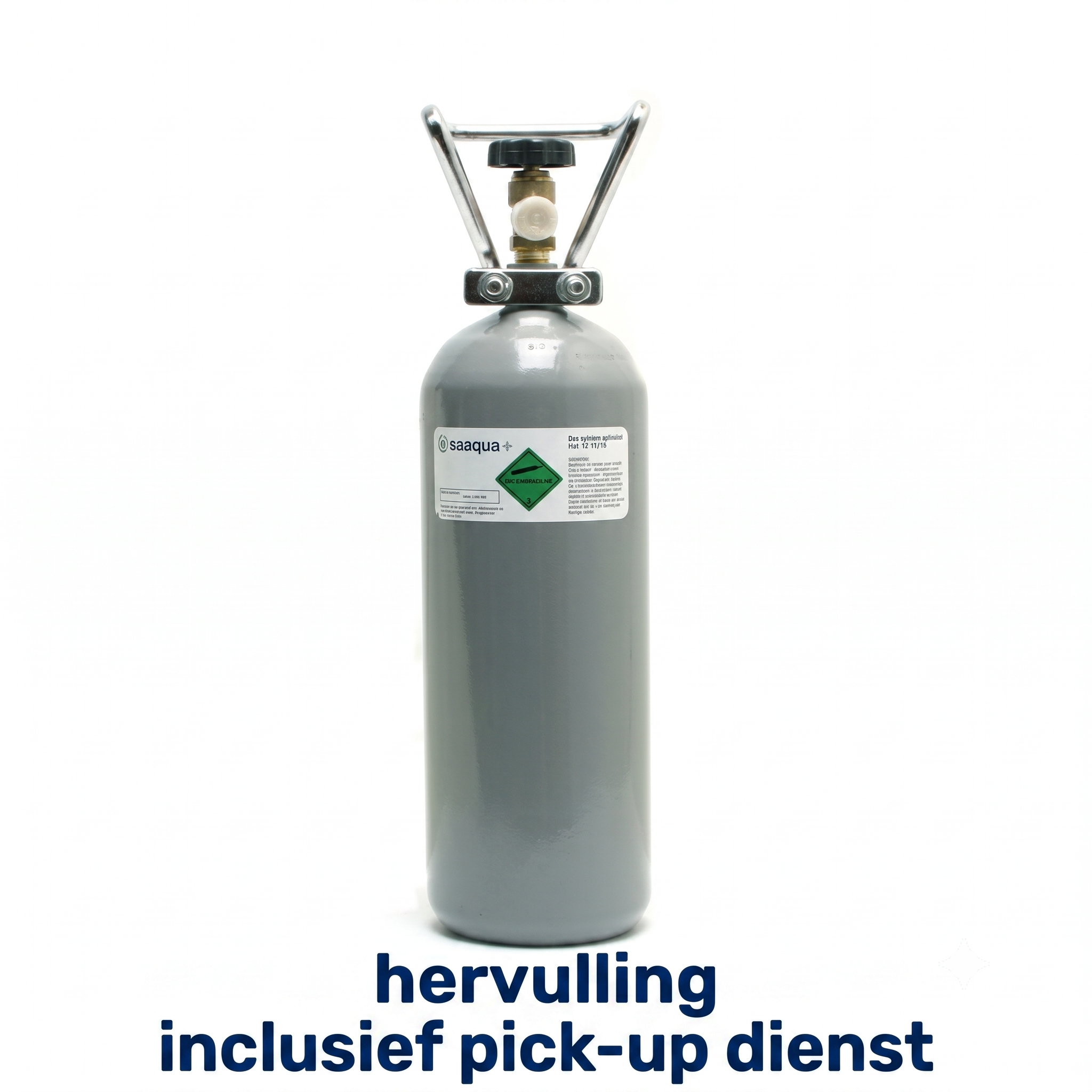 Hervul koolzuurfles | 2 kg | Inclusief pick-up dienst